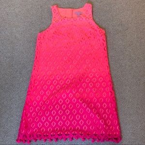SOLD Bright Pink Ombré Lilly Pulitzer Dress